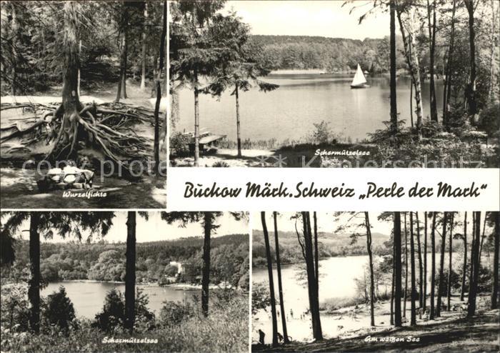 Buckow Maerkische Schweiz Perle der Mark Scharmuetzelsee Weisser See