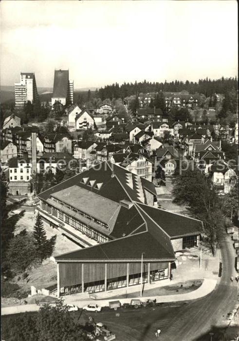Oberhof Thueringen Blick vom Erholungsheim Rennsteig
