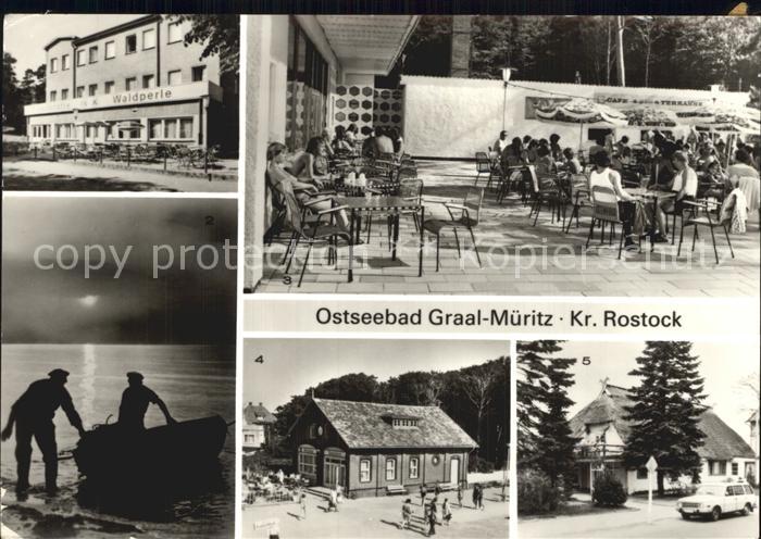 Graal-Mueritz Ostseebad Konsum Gaststaette Waldperle Fischer Broiler Gaststaette