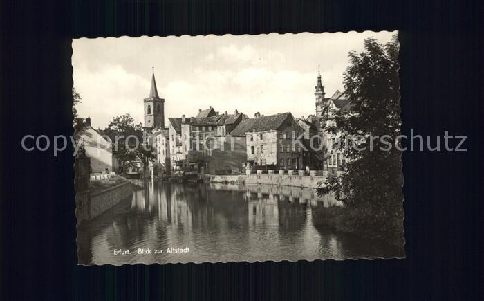 ERFURT  CITY Blick zur Altstadt