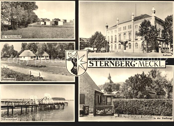 Sternberg Mecklenburg Urlauberdorf Rathaus Schwimmbad Siedlung
