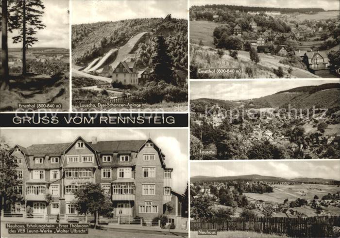 Rennsteig Ernsttha Lauscha Drei Schanzenanlage Neuhaus