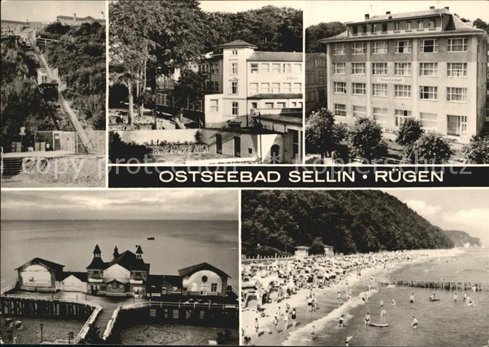 Sellin Ruegen Seebruecke Strand