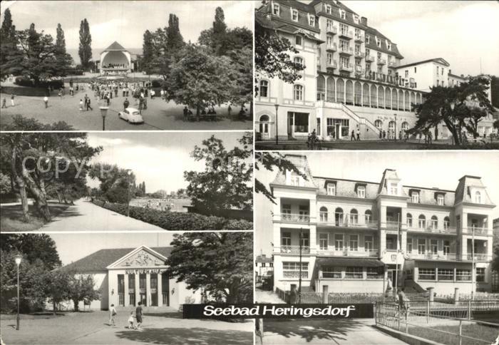 Heringsdorf Ostseebad Usedom Kurpark Kulturhaus FDGB Heime Solidaritaet Giuseppe