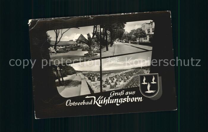 Kuehlungsborn Ostseebad Strand Ortsansicht Park