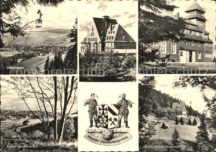 Oberwiesenthal Erzgebirge Schwebebahn Sachsenbaude Fichtelberghaus Bergheim Scho