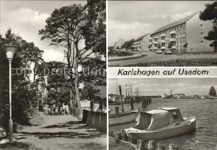 Karlshagen Usedom Weg zum Strand Fischereihafen