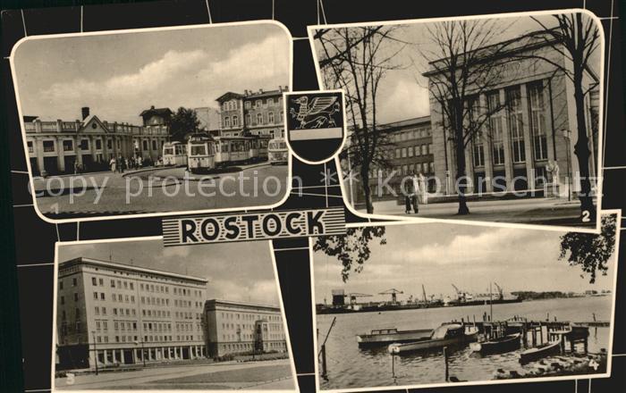 ROSTOCK  CITY Bahnhof Neptunwerft Universitaetsklinik