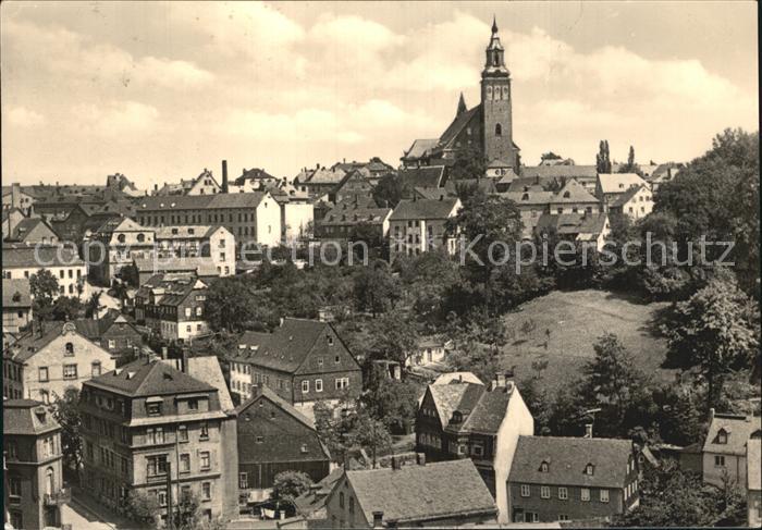 Schneeberg Erzgebirge Sankt Wolfgangskirche Ortsansicht