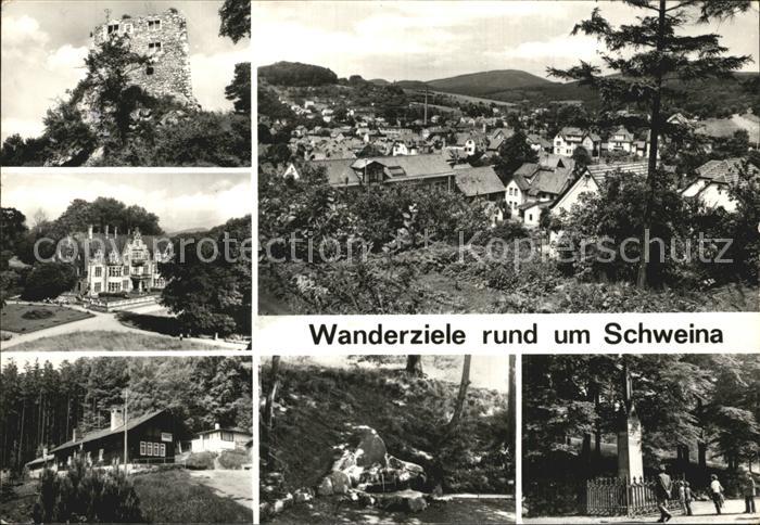 Schweina Bad Liebenstein Ruine Liebenstein Schloss Altenstein Lutherbrunnen Luth
