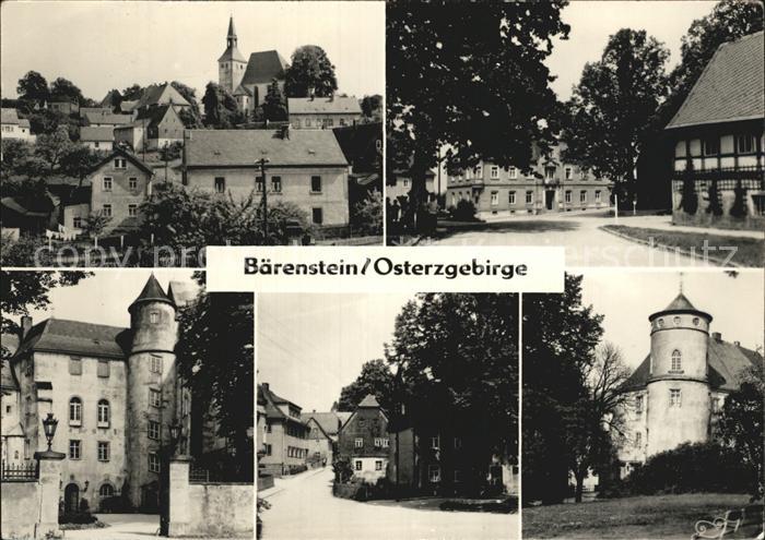 Baerenstein Altbezirk Dresden Schloss Kirche Ortsansicht
