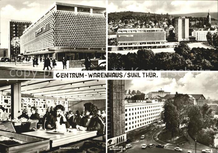 Suhl Thueringer Wald Centrum Warenhaus Terrassencafe