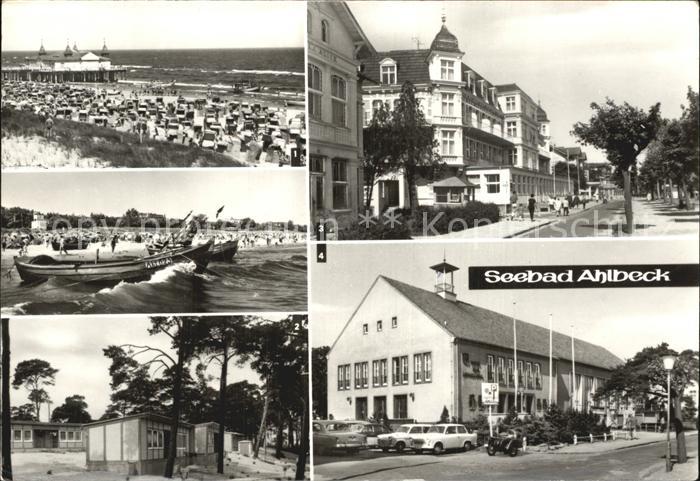 Ahlbeck Ostseebad Seebruecke FDGB Bungalowdorf Erholungsheime