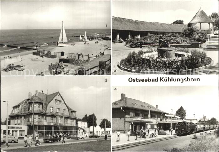 Kuehlungsborn Ostseebad Bootsanlegestelle Konzertgarten Ost Maxim Gorki Strasse