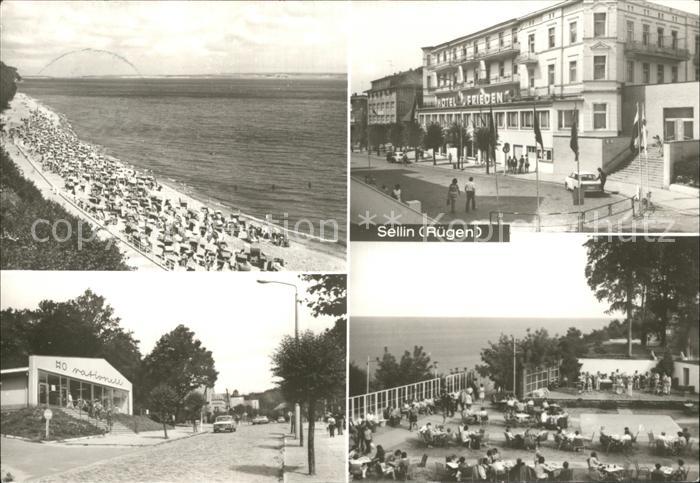 Sellin Ruegen Ostseebad Strand Cafe