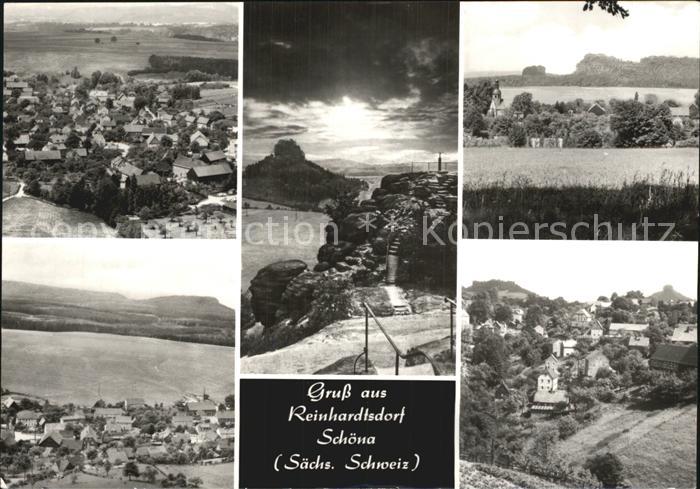 Reinhardtsdorf-Schoena Ortsansichten Luftbilder