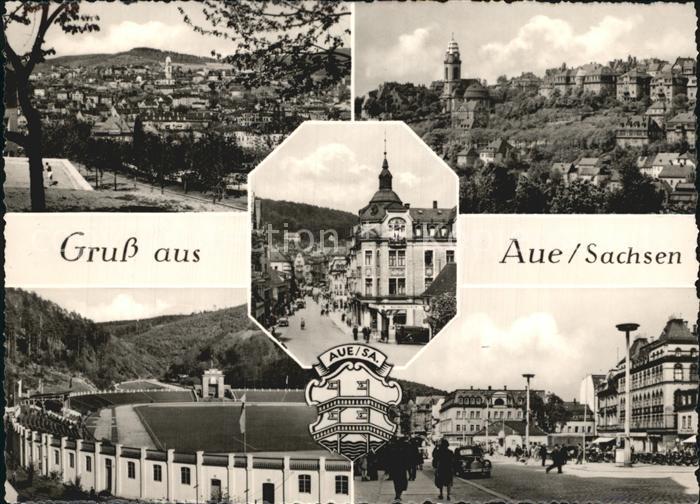 Aue Sachsen Ortsansichten Wettiner Platz