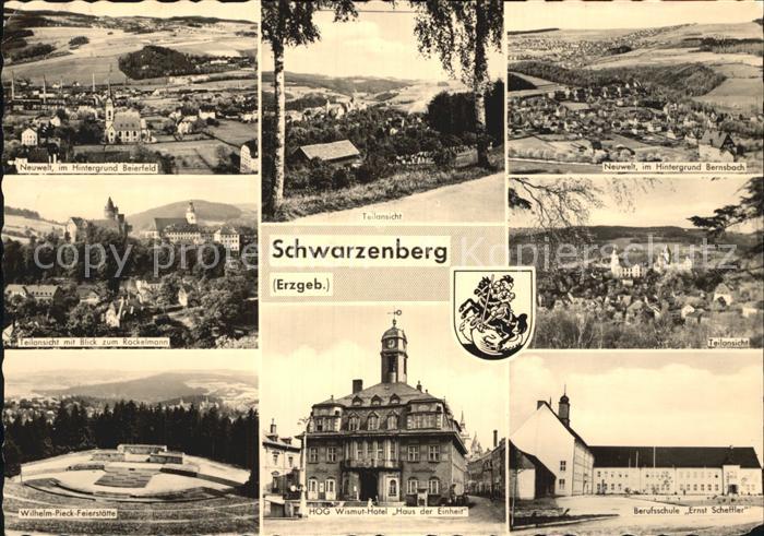 Schwarzenberg Erzgebirge Neuwelt Beiefeld Bernsbah Wilhelm Pieck Feierstaette