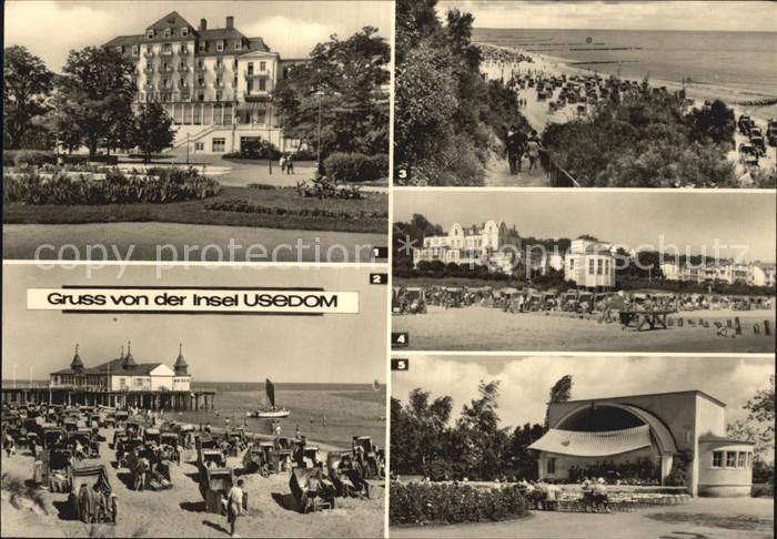 Usedom Mecklenburg-Vorpommern Seebad Heringsdorf Ahlbeck Bansin Koscrow Zinnowit