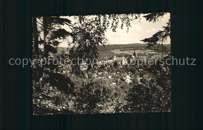 Schwarzenberg Erzgebirge Ortsansicht