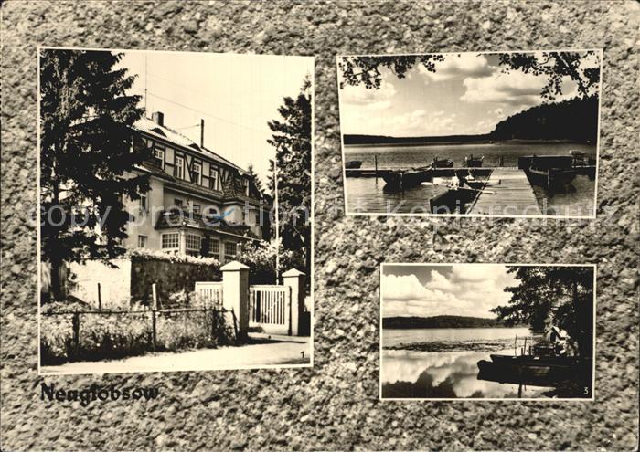 Neuglobsow FDGB Haus Brandenburg Bootsverleih Stechlinsee Dagowsee