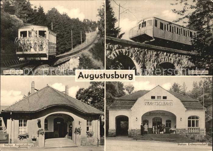 Augustusburg Drahtseilbahn Station Augustusburg Erdmannsdorf