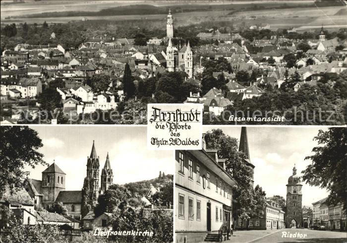Arnstadt Ilm Liebfrauenkirche Riedtor Gesamtansicht