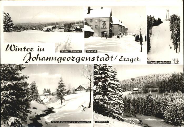 Johanngeorgenstadt Winter Erzgebirge Schanze Steinbach Steinachtal Schimmel