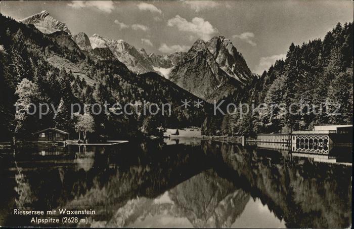 Riessersee mit Waxenstein und Alpspitze