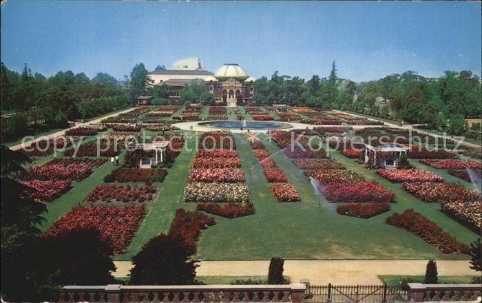 Los Angeles California Scene of the Rose Gardens County Museum of Natural Histor