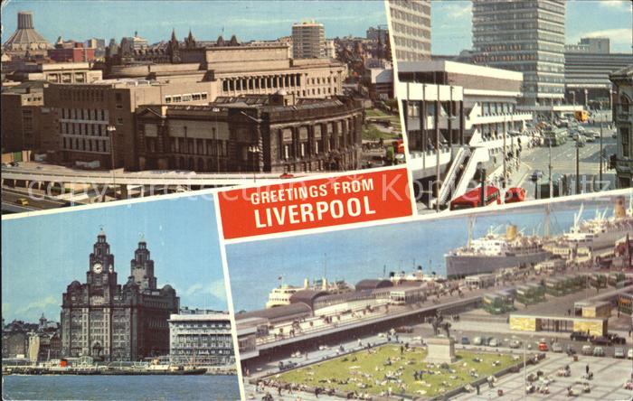 Liverpool Mersey Tunnel Entrance Landing Stage St Johns Precinct The Pier Head