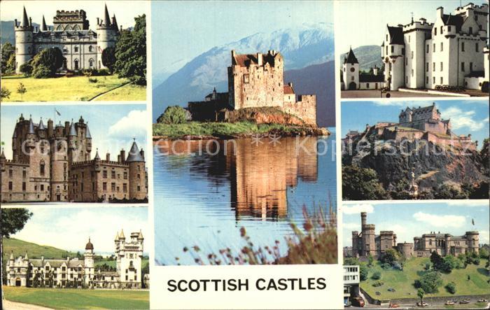Scottish Castles Inveraray Blair Glamis Eilean Donan Edinburgh Balmoral Invernes