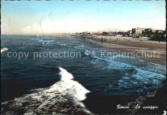 Rimini La spiaggia