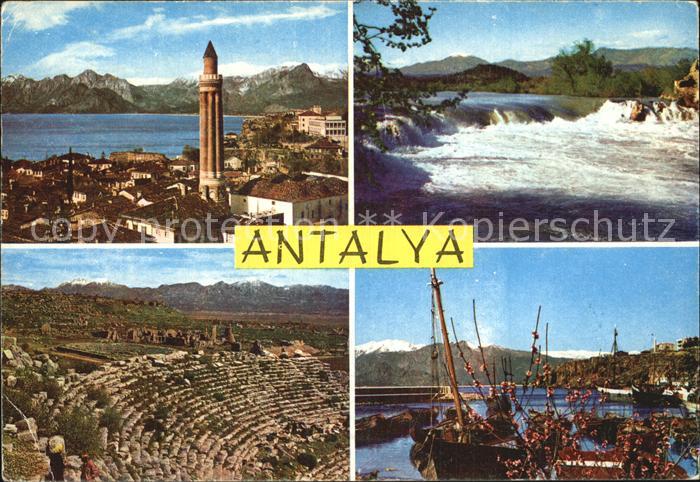 Antalya Stadtblick Meer Stadion Hafenpartie