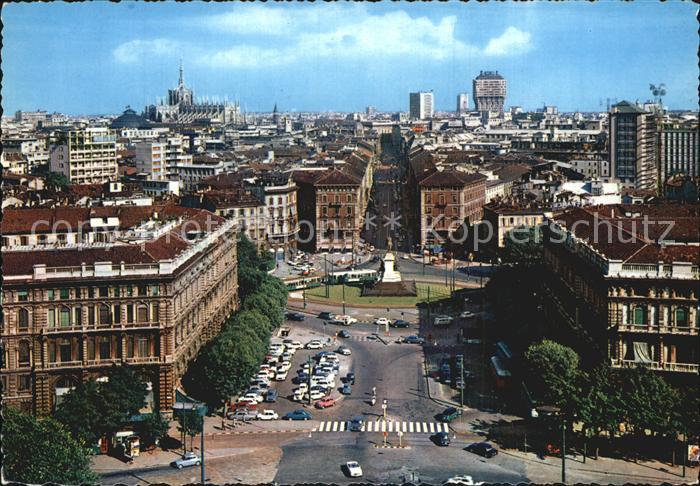 Milano Largo Cairoli e Via Dante