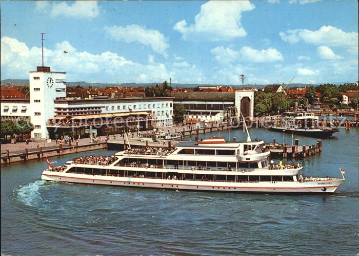 Friedrichshafen Bodensee Hafenpartie MS Vorarlberg der oeBB