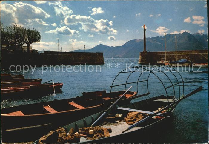 Luino Lago Maggiore Hafenpartie