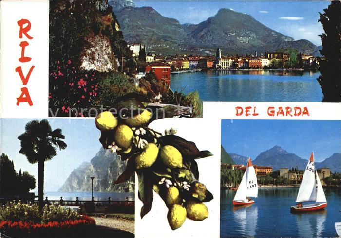 Riva del Garda Teilansichten Segelboote