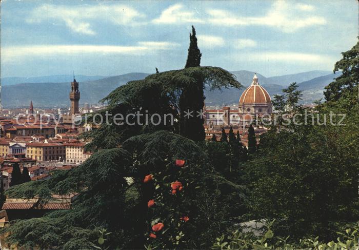 Firenze Florenz Panorama dal Viale dei Colli