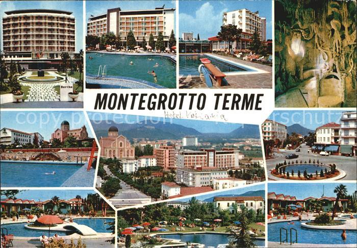 Montegrotto Terme Teilansichten Swimmingpool Grotte