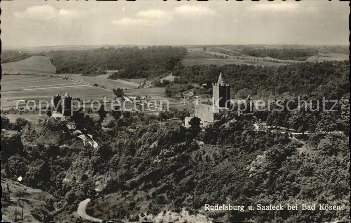 Rudelsburg mit Saaleck bei Bad Koesen