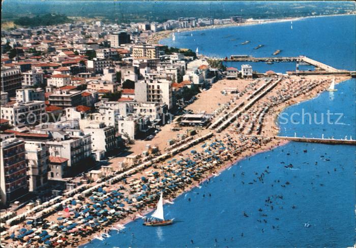 Gabicce Mare Fliegeraufnahme Strand