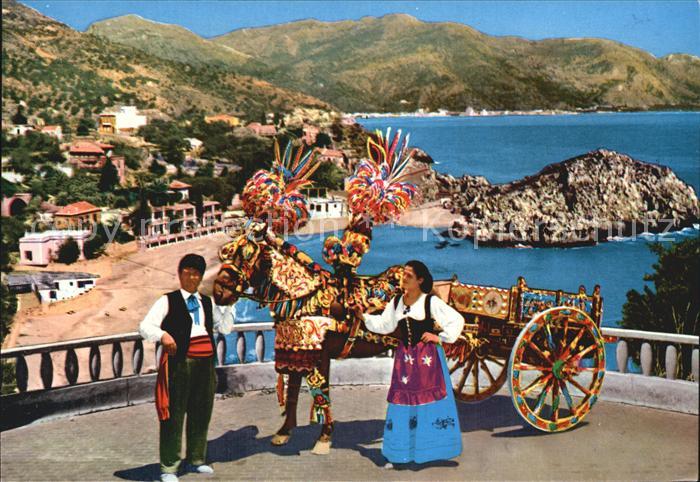 Sizilien Carretto Siciliano Tracht