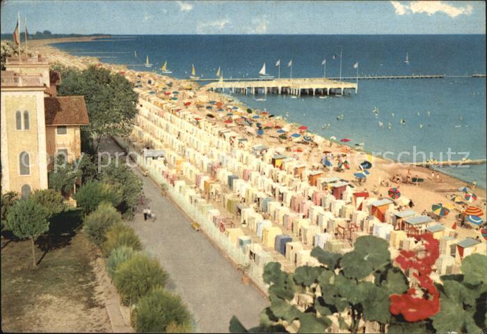 Grado Gorizia Strand mi Seebruecke