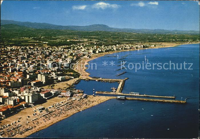 Cattolica Rimini Fliegeraufnahme Strand