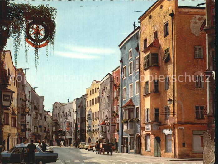 Rattenberg Inn Strassenpartie