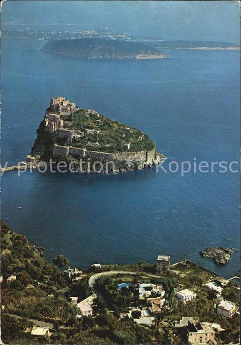Ischia Fliegeraufnahme Castello Aragonese