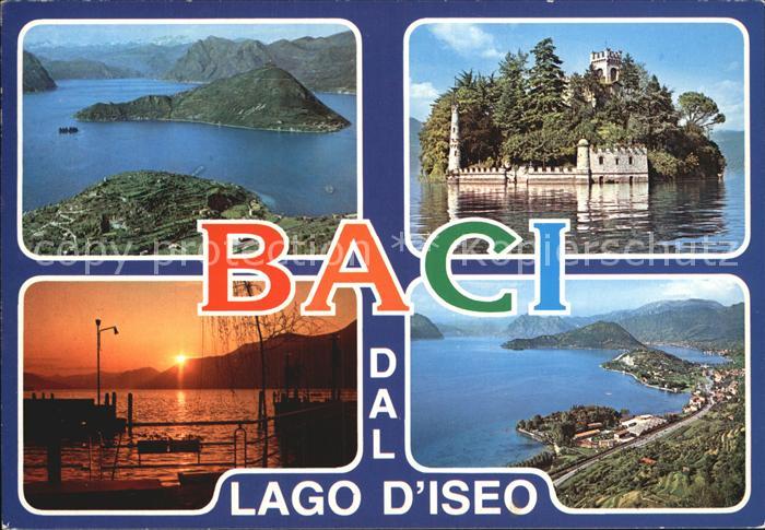 Lago di Iseo Fliegeraufnahmen