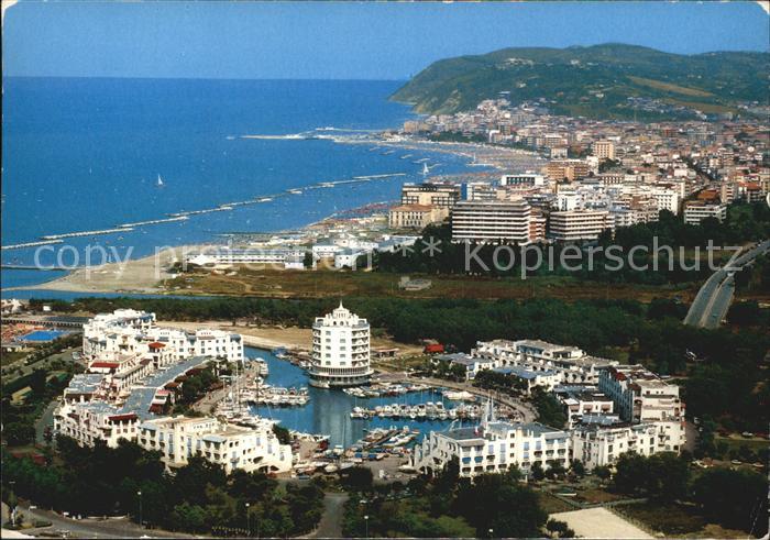 Cattolica Rimini Fliegeraufnahme Portoverde