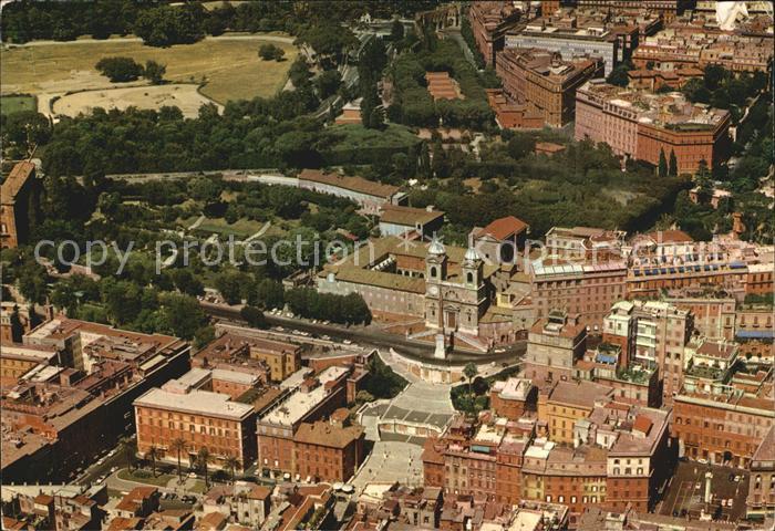 Roma Rom Trinita dei Monti Fliegeraufnahme
